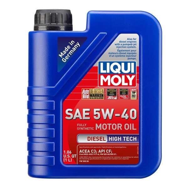 Liqui Moly Diesel High Tech 5W40, 1 Liter, 20006 20006 Zoro